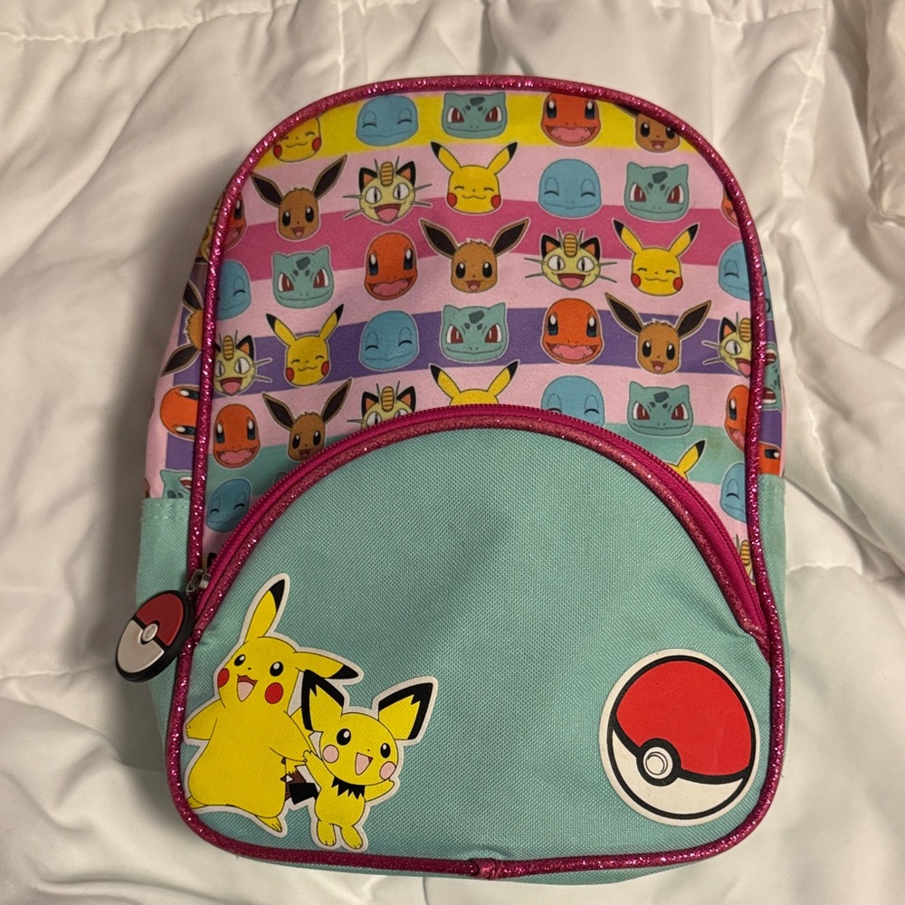 Colorful Pokémon Kids Backpack
